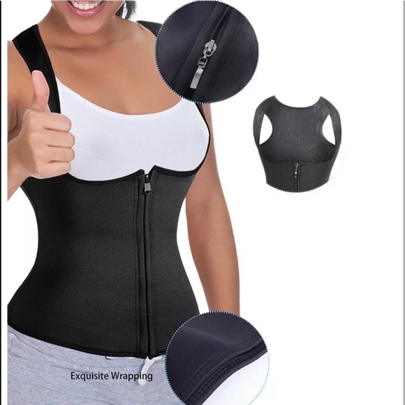 Weight Loss Slimming Waist Trainer Sweat Suit, Pullover Design - Picture 2 of 9